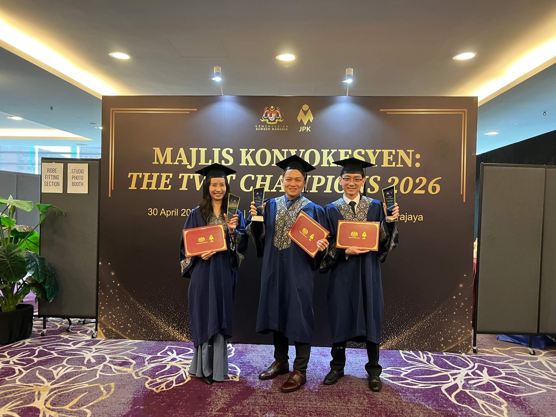 1 Doc International 领导层荣获 JPK Level 5 认证｜TVET Champions 2026